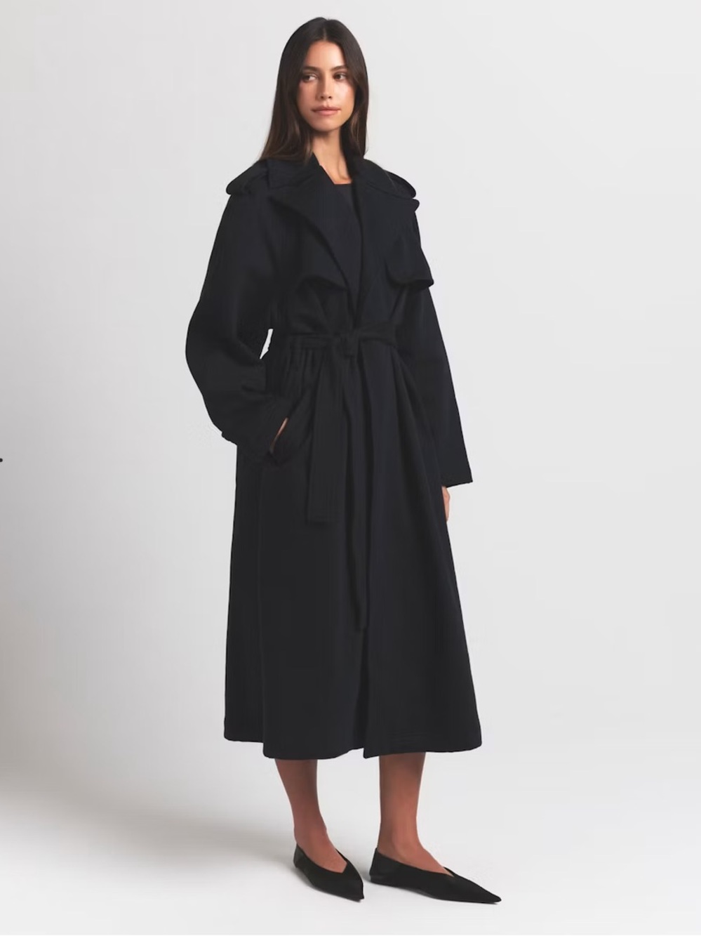 SKIMS Boyfriend Trench Jacket- size XS